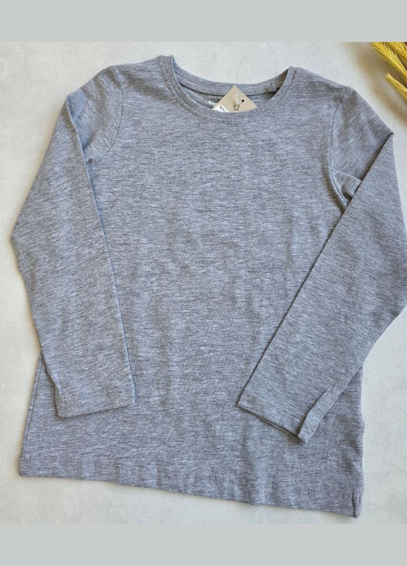 Белый демисезонный лонгслив Lupilu с цветами