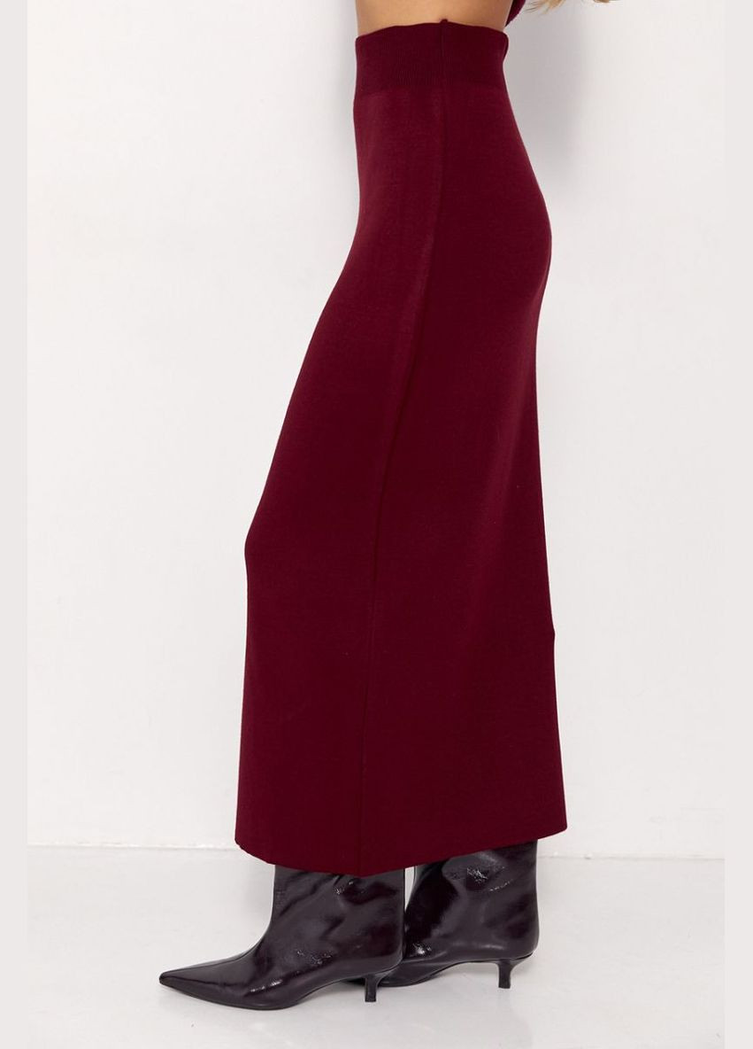 Тепла в'язана спідниця міді 3072 Lurex (315773977)