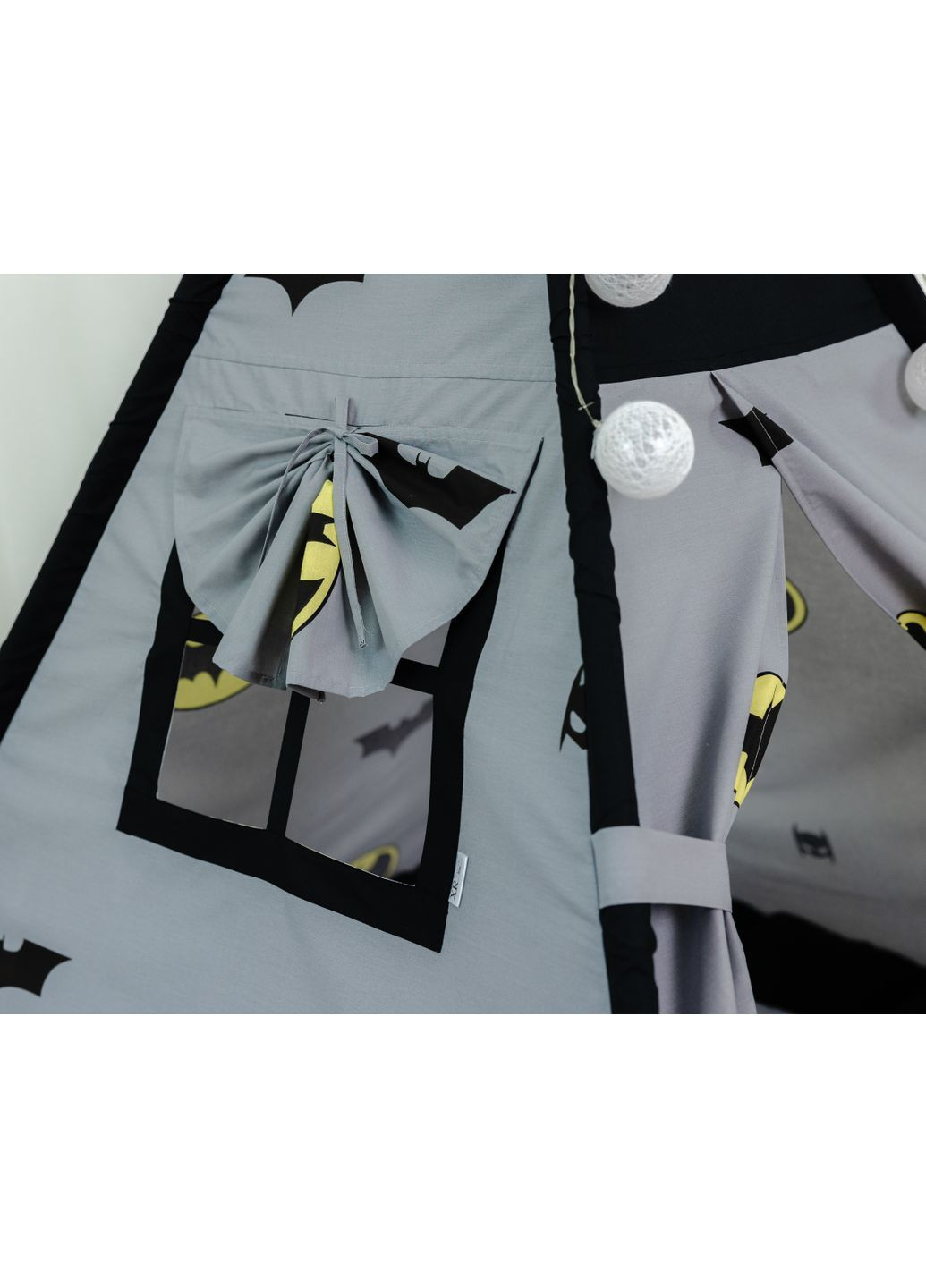 Вигвам для мальчика серый Бэтмен Супергерой No Brand (367267968)