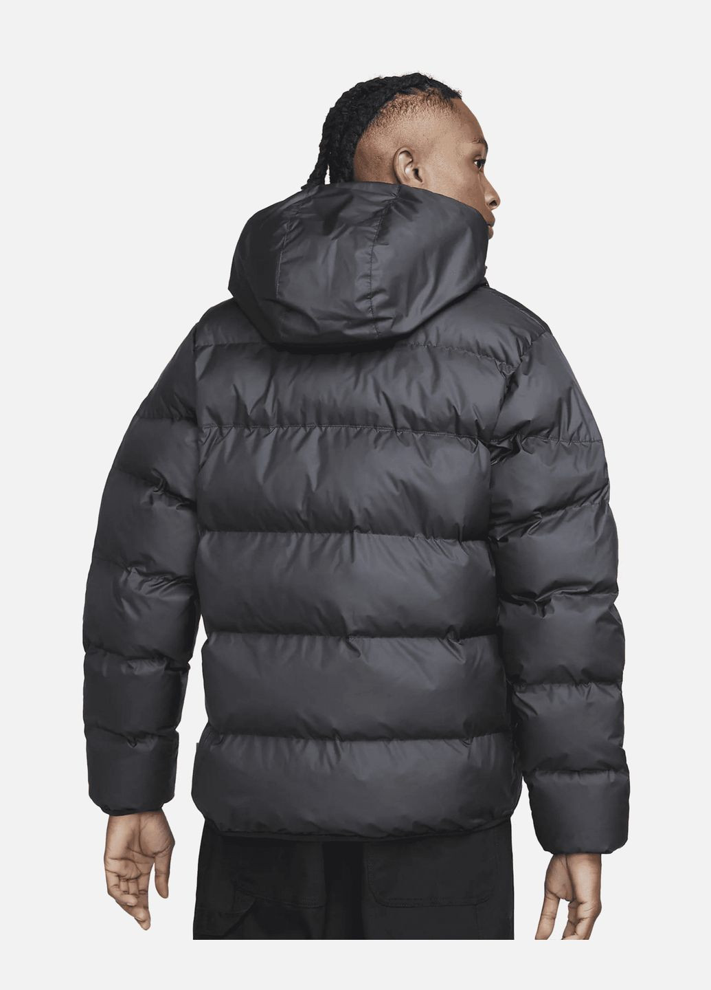 Черная демисезонная куртка мужская storm-fit windrunner primaloft fb8185-010 черная зима Nike