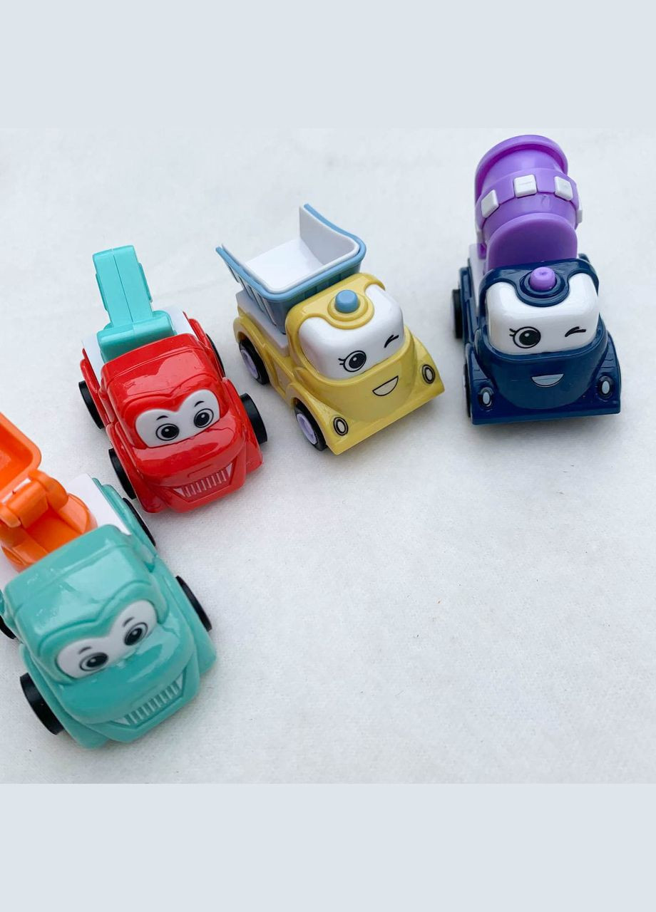 Машинки маленькі спецтехніка, набір машинок, 4 шт. в наборі No Brand (339871307)