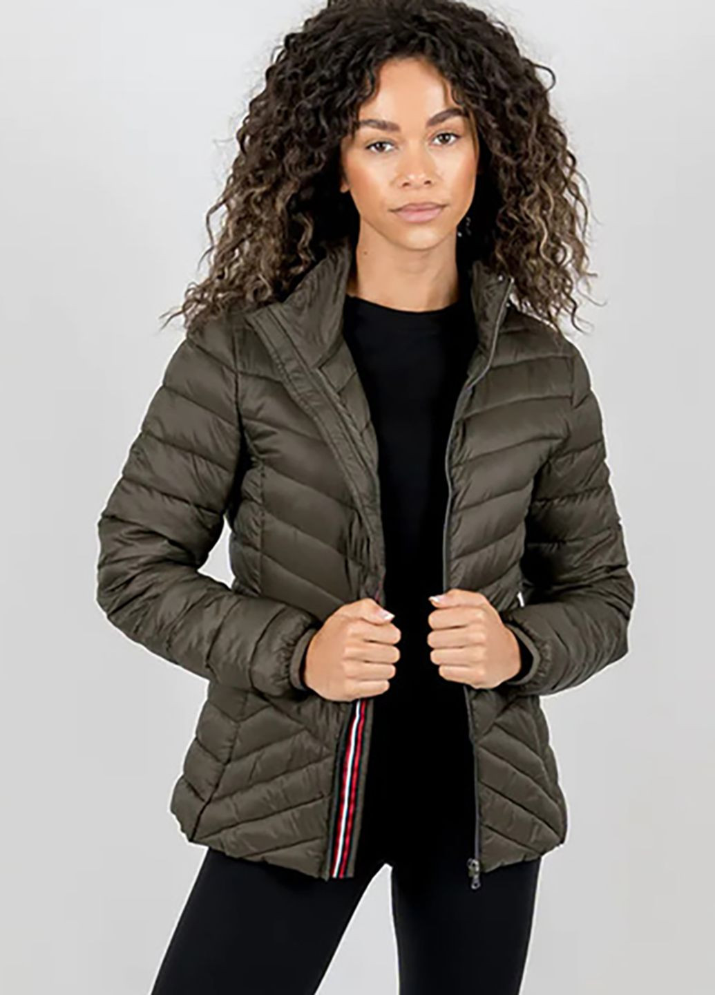 Оливкова (хакі) демісезонна куртка Harvey&Jones