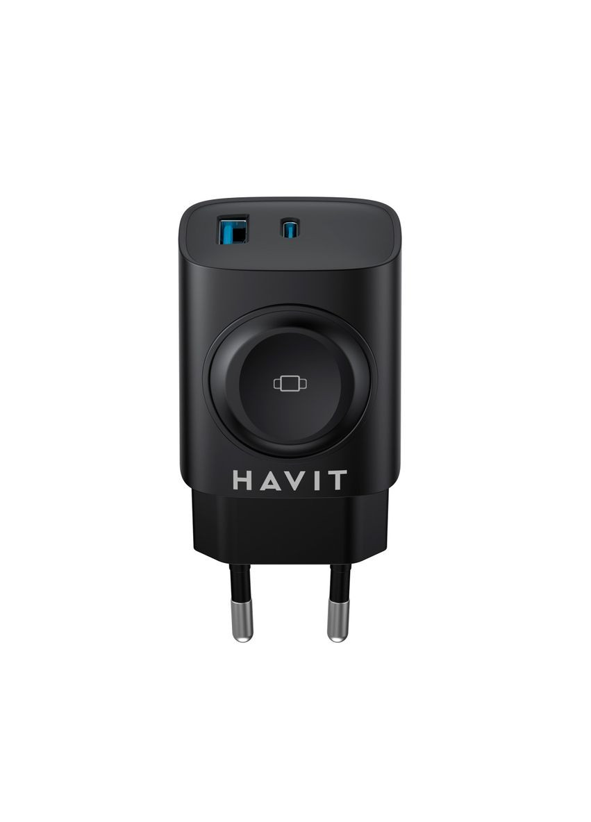 Зарядное устройство HV-UC132 22W USB-A+USB-C+Watch Charger Black Havit (363970190)