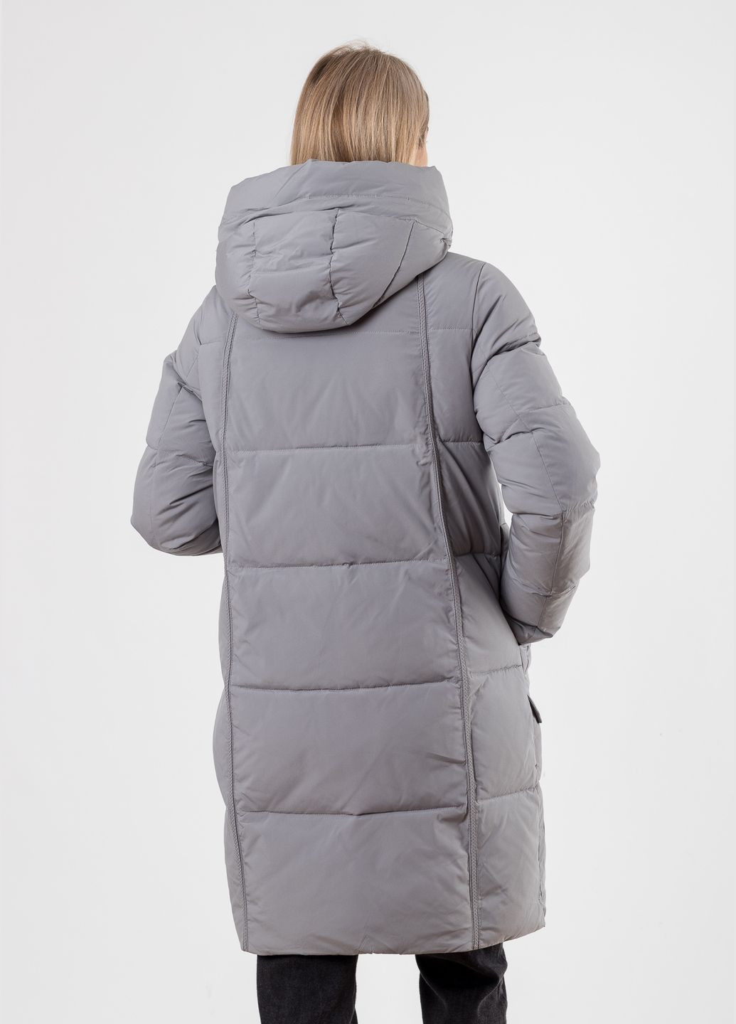 Серый зимний Пуховик Peercat