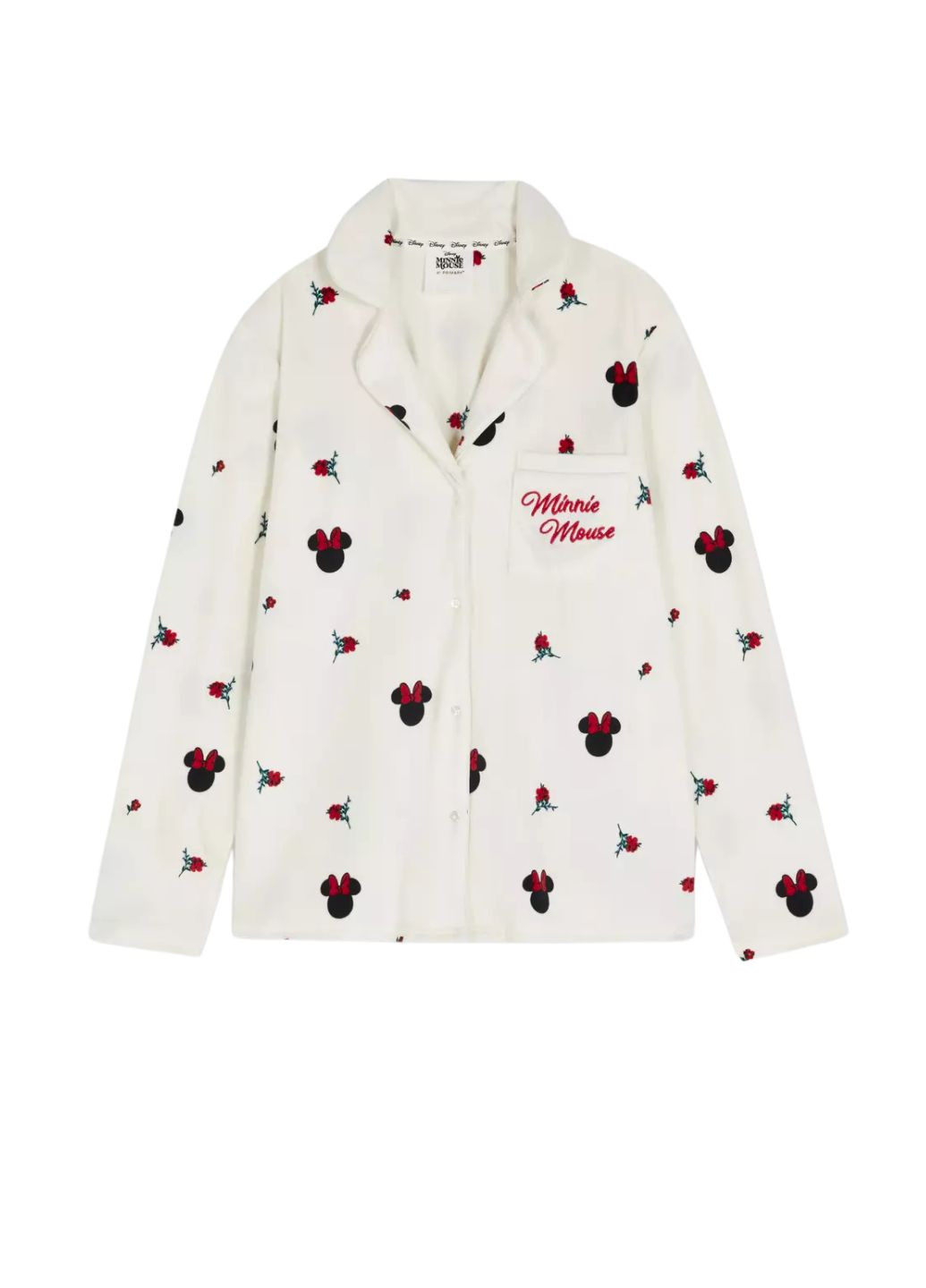 Айворі плюшева піжама сорочка disney’s boyfriend для дому та сну (8413) Primark