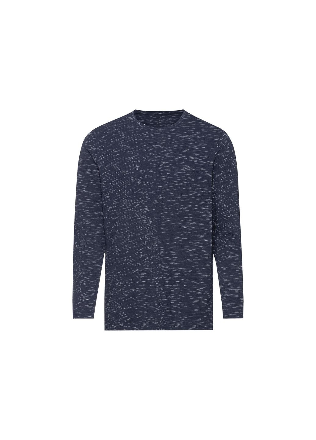 Футболка-лонгслів приталена з круглим вирізом для чоловіка LIDL 416949 темно-синій Livergy темно-синій