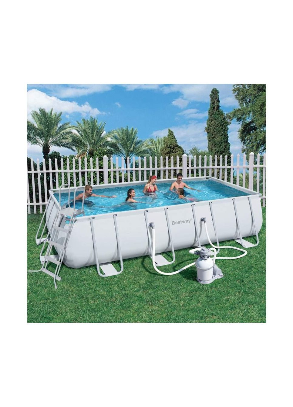 Каркасний басейн 549 x 274 x 122 см 56466 Bestway (342111636)