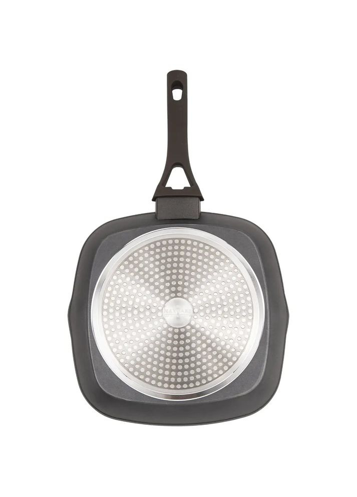 Сковорода-гриль Eco Megastone 28x28 см Black (MK-GR7201) Maxmark (316696430)