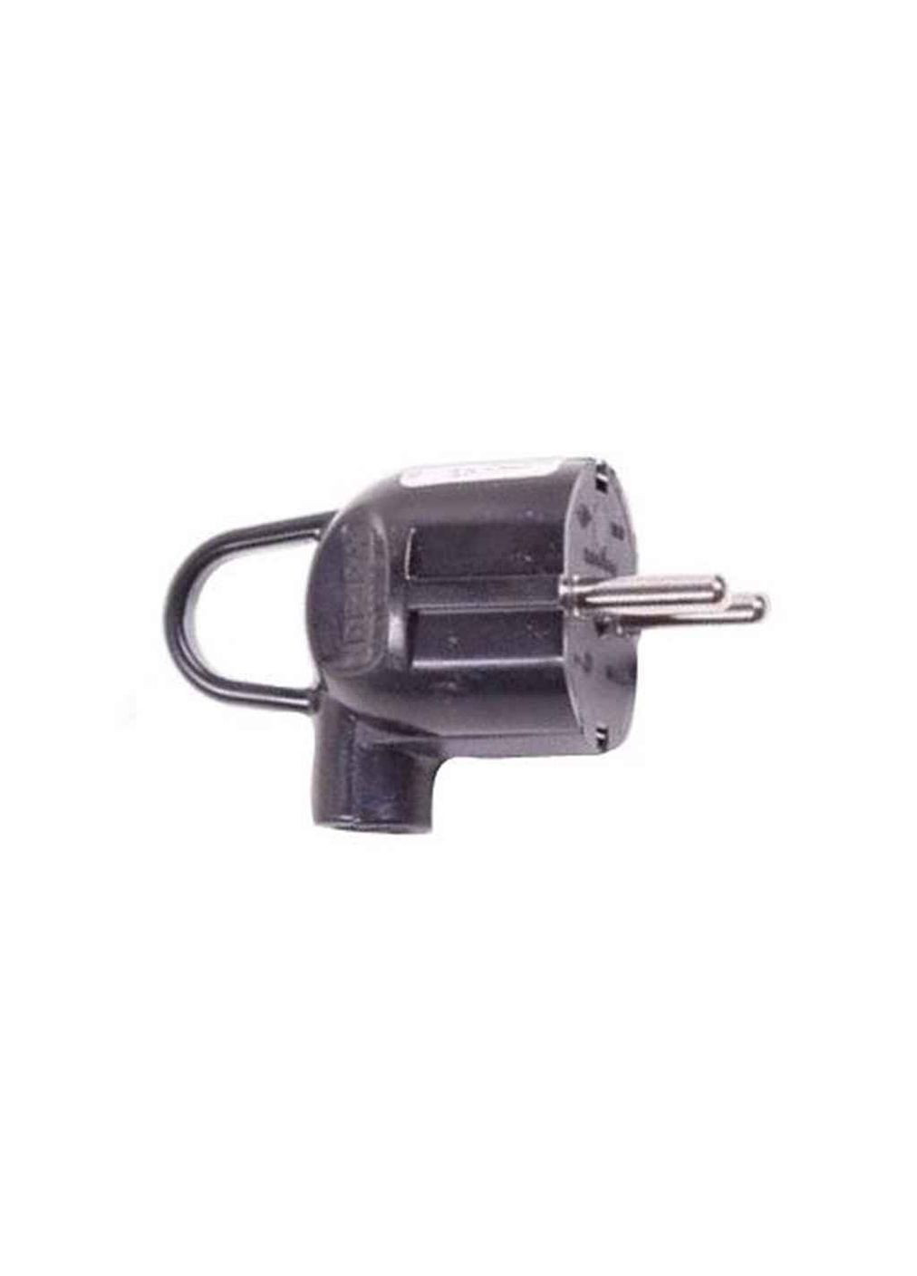 Вилка із заземл. кутова з кільцем ( ) 11103 BLACK DE-PA (357218502)