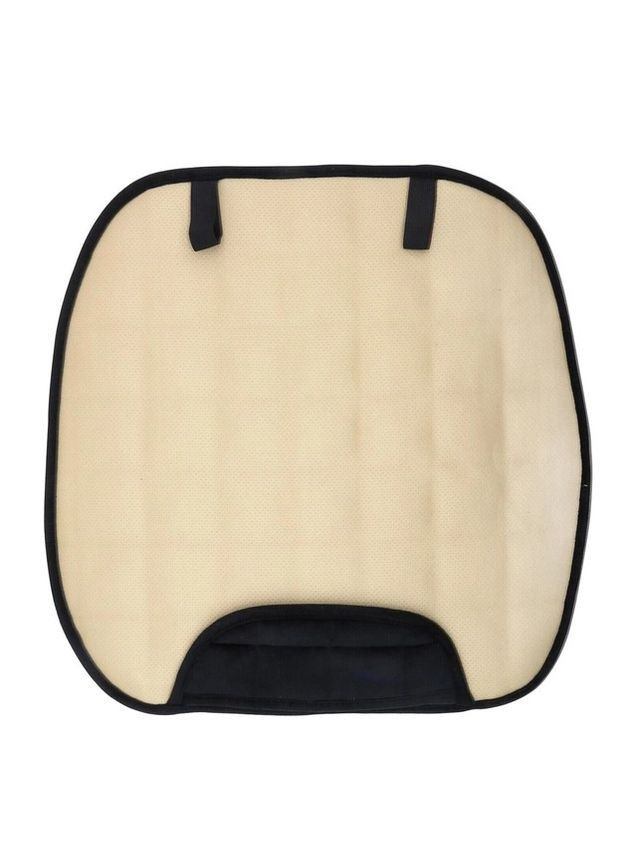 Автомобільна накидка на переднє сидіння 50×50 см велюрова чорна з гачками універсальна захисна No Brand (364859647)