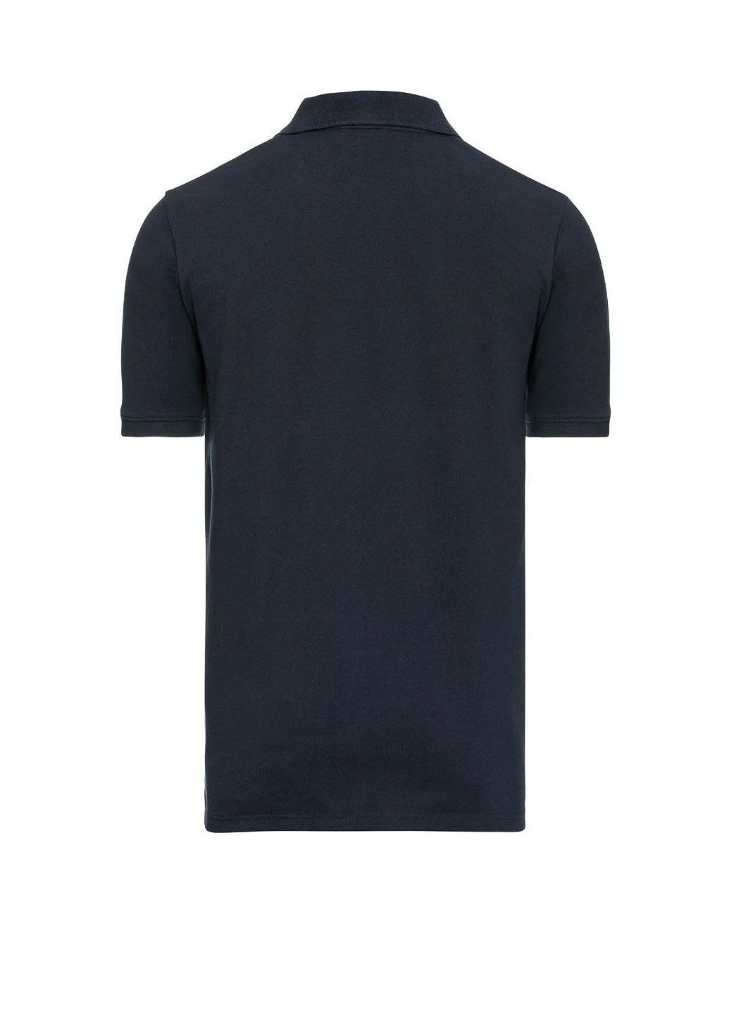 Темно-синяя футболка-футболка-поло для мужчин Livergy однотонная