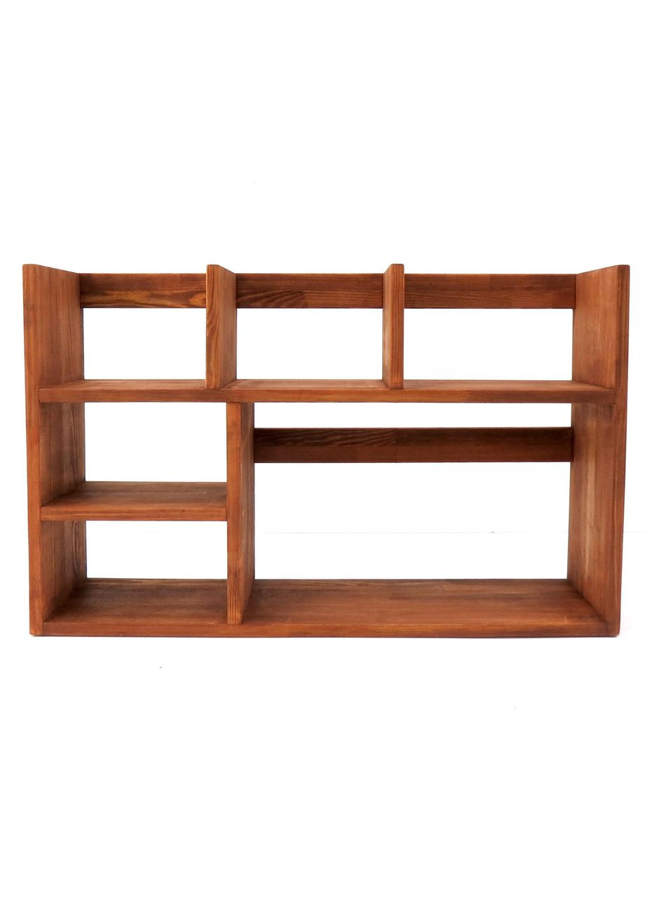 Книжкова полиця настільна з дерева Шолохов 80 савоярді (КПЛ-800715) No Brand (328414277)