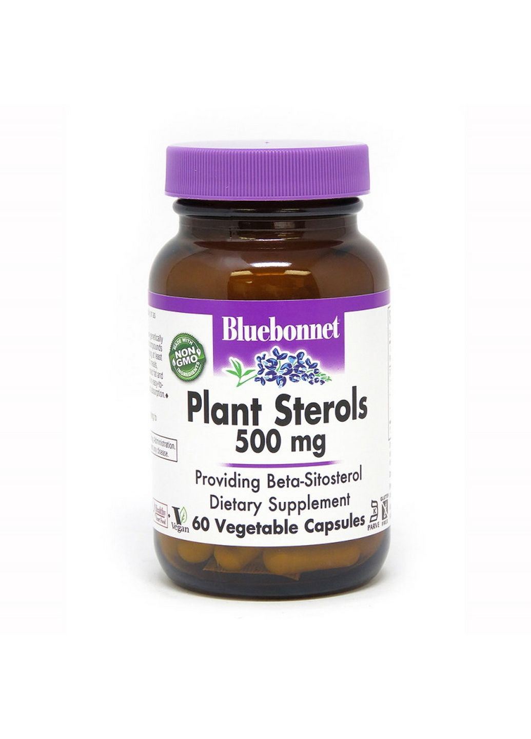 Натуральная добавка Plant Sterols 500 mg, 60 вегакапсул Bluebonnet Nutrition (293339193)