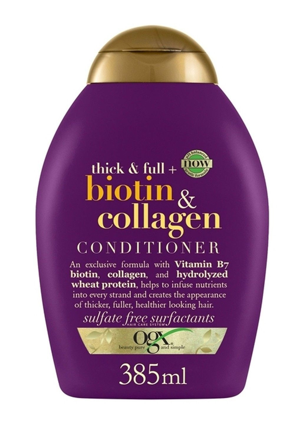 Кондиционер Biotin & Collagen Для лишенных объема и тонких волос С биотином и коллагеном 385 мл OGX (278048856)