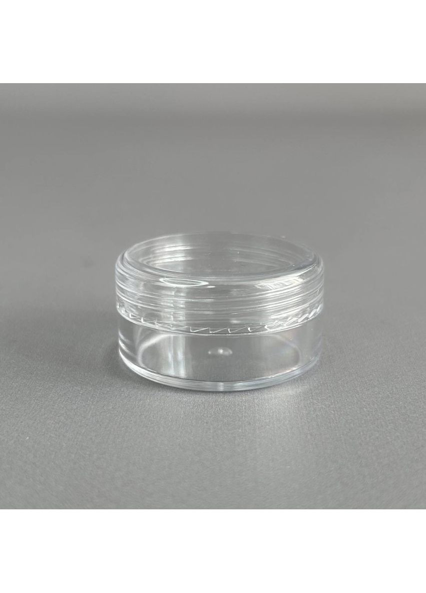 Баночка для зберігання Ø37 мм, h -19 мм, об'єм - 10 мл - прозора Plus-plus (354797714)