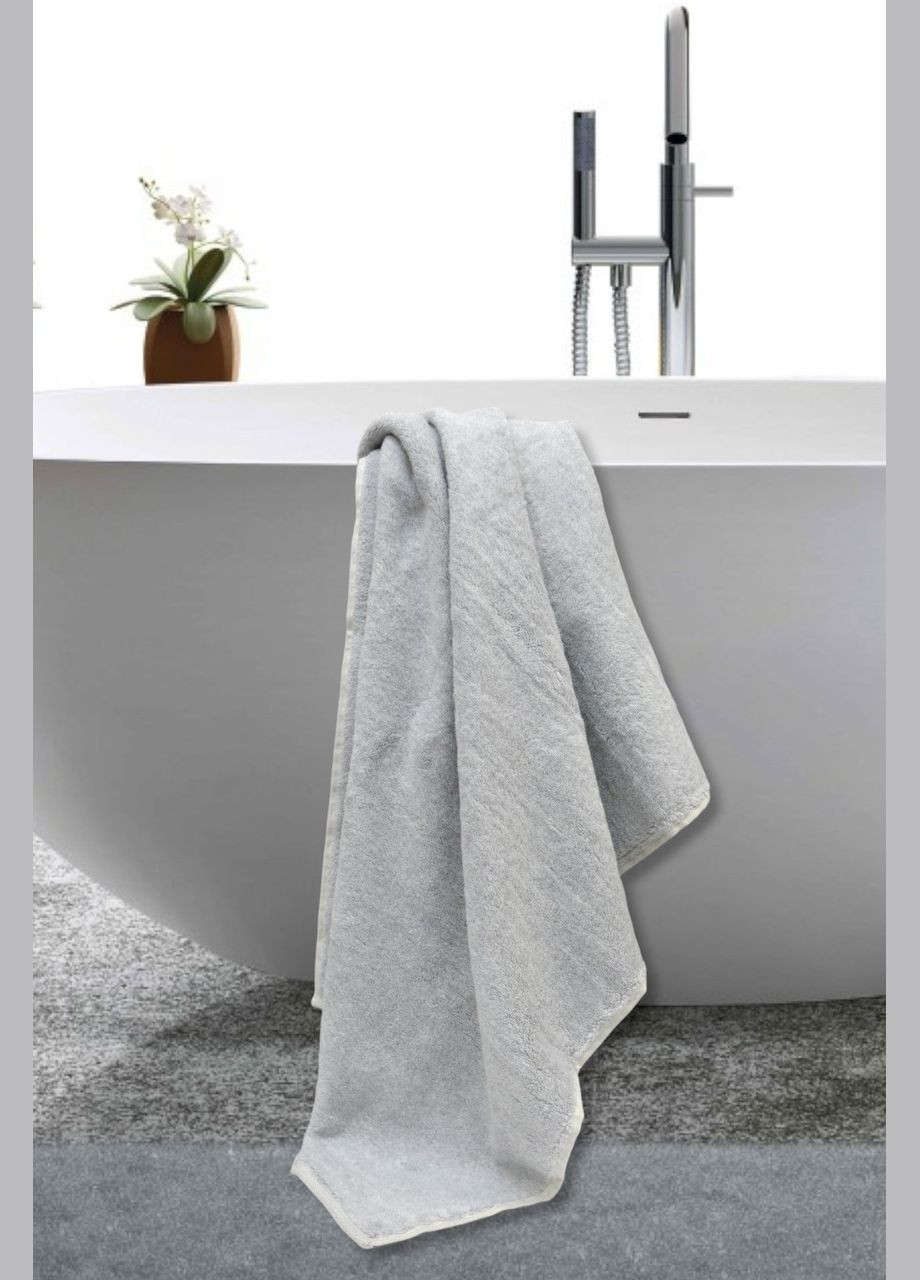 Рушник махровий SО-1 70х140 см. сірий Kayra сірий