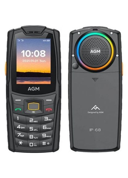 Кнопковий захищений телефон M6 4G Dual Sim Rugged Phone AGM (336545564)