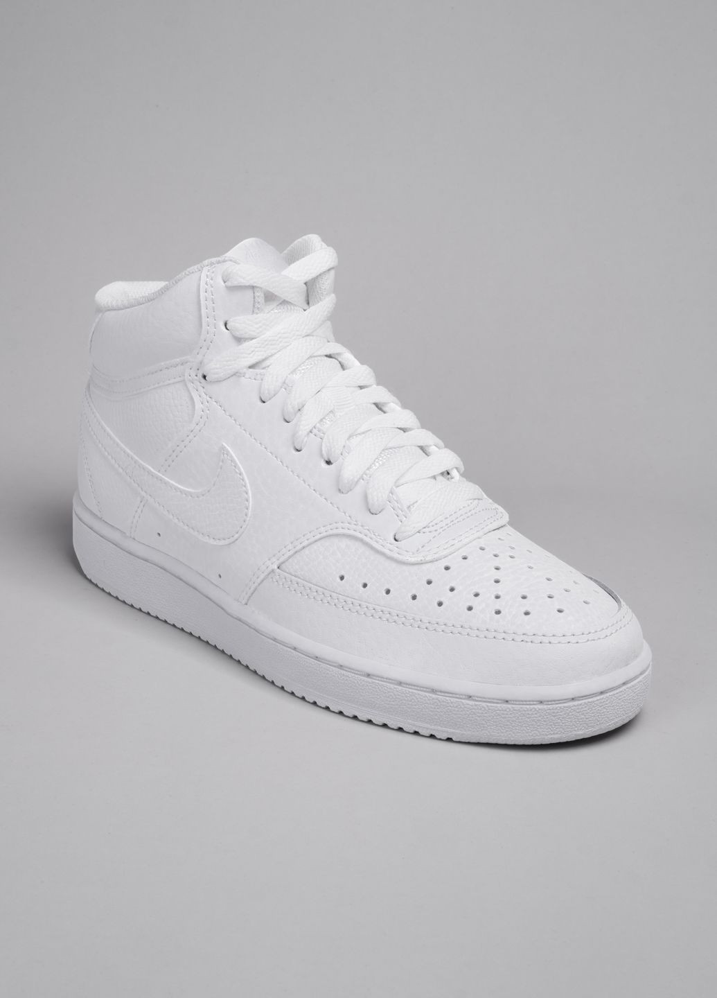 Білі кеди високі жіночі court vision mid (cd5436-100) білі 345074 345074 Power