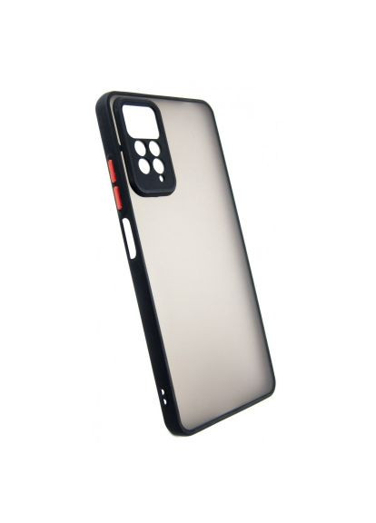 Чохол до мобільного телефона Matte Xiaomi Redmi Note 12 Pro 4g (black) (DG-TPU-MATT-122) DENGOS Matte Xiaomi Redmi Note 12 Pro 4g (black) (366067387)