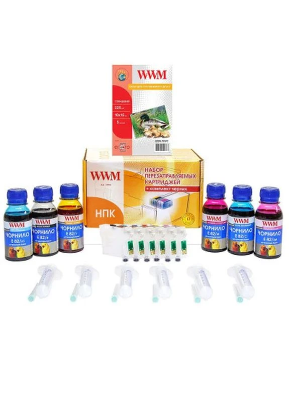 Комплект перезаправних картриджів Epson P50/PX660/PX720WD/PX820FWD (RC.T080) WWM (399284284)