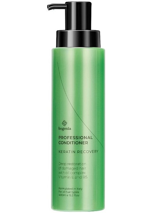 Професійний кондиціонер для волосся "Кератинове відновлення" Professional Conditioner Keratin Recovery 400ml (1104118-144337) Bogenia (368600950)
