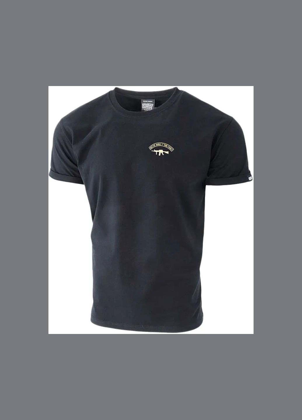 Чорна футболка gun family ts306abk Dobermans Aggressive