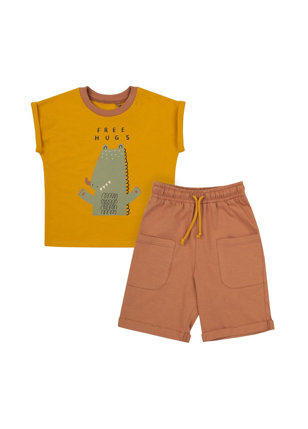 Коричневий демісезонний костюм літній, р. /, хакі / 2v0 Бембі КС770 супрем