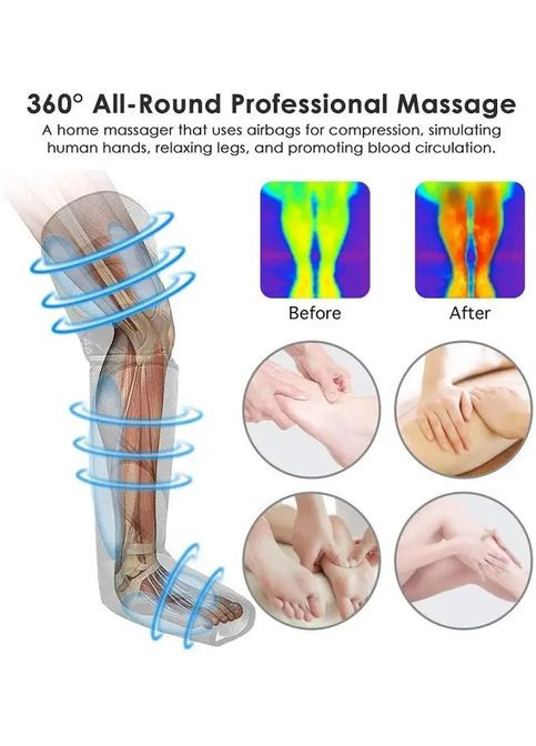Універсальний масажер для ніг FE-7208 з вібрацією та прогріванням BenBo (361268395)