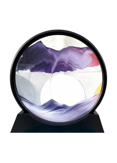 Пісочна картина, рухома декоративна картина з кольоровим піском 3D Сіра No Brand (294914627)