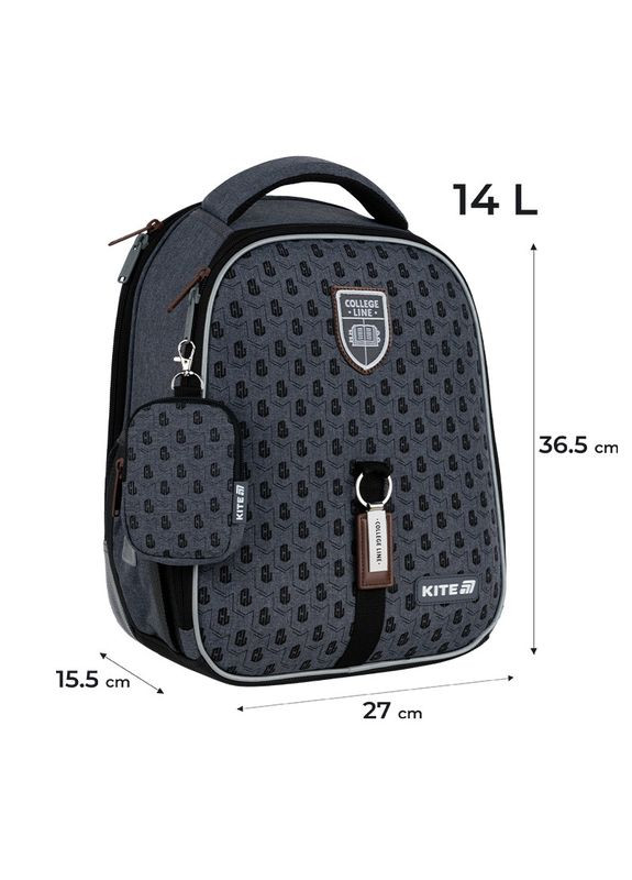 Рюкзак Education каркасний K25-555S-1 College Line Boy Kite (367986737)