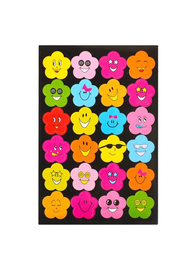 Похвальные стикеры-наклейки со смайликами цвет разноцветный ЦБ-00091015 No Brand (295904063)
