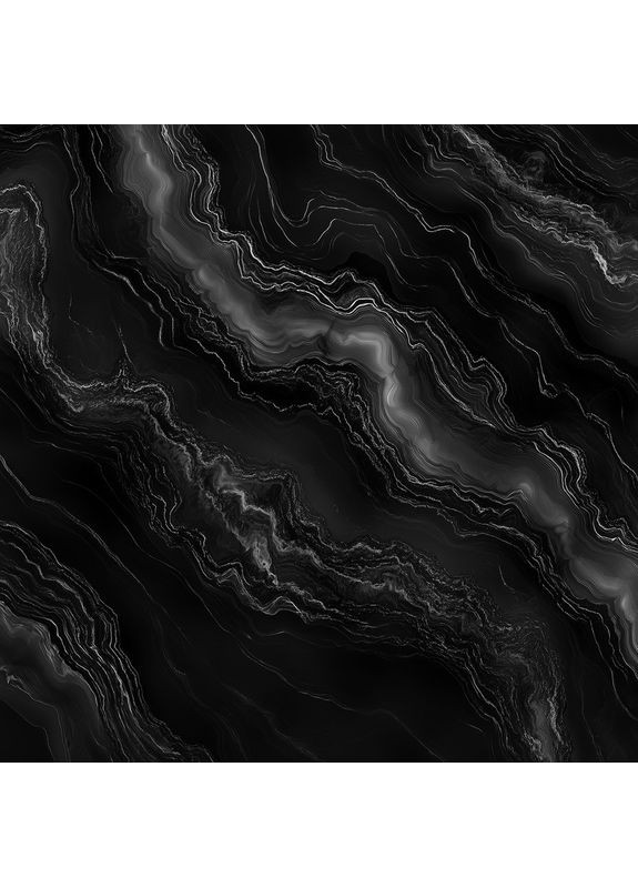 Фон для фотографии чёрный мрамор с глубокими волнами и дымчатой текстурой, виниловый 160x160 см, №552393 PhotoVinyl (354718089)