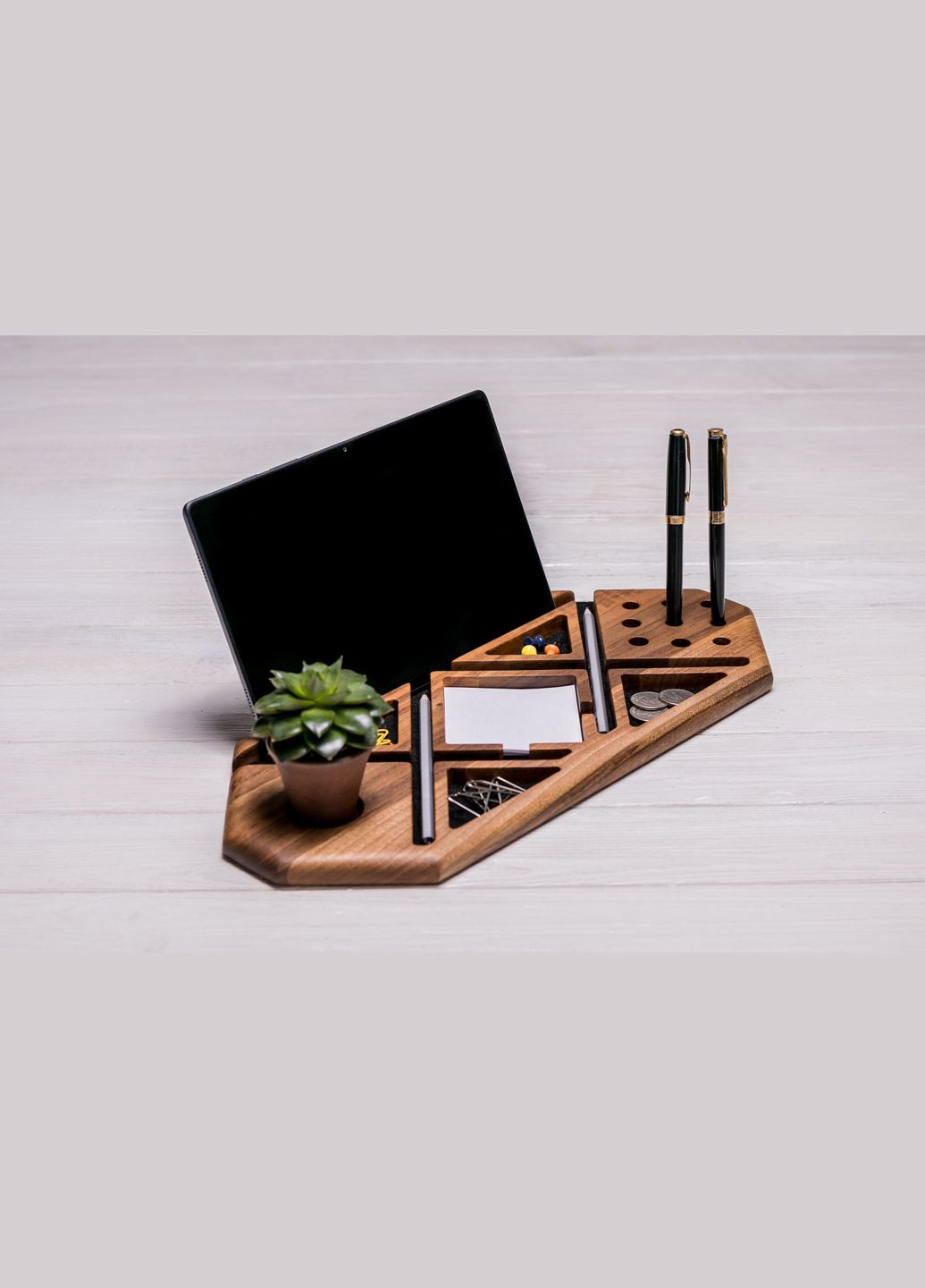 Аксесуар «Сукулент» Стильний подарунок дівчині на День народження EcoWalnut (293510808)