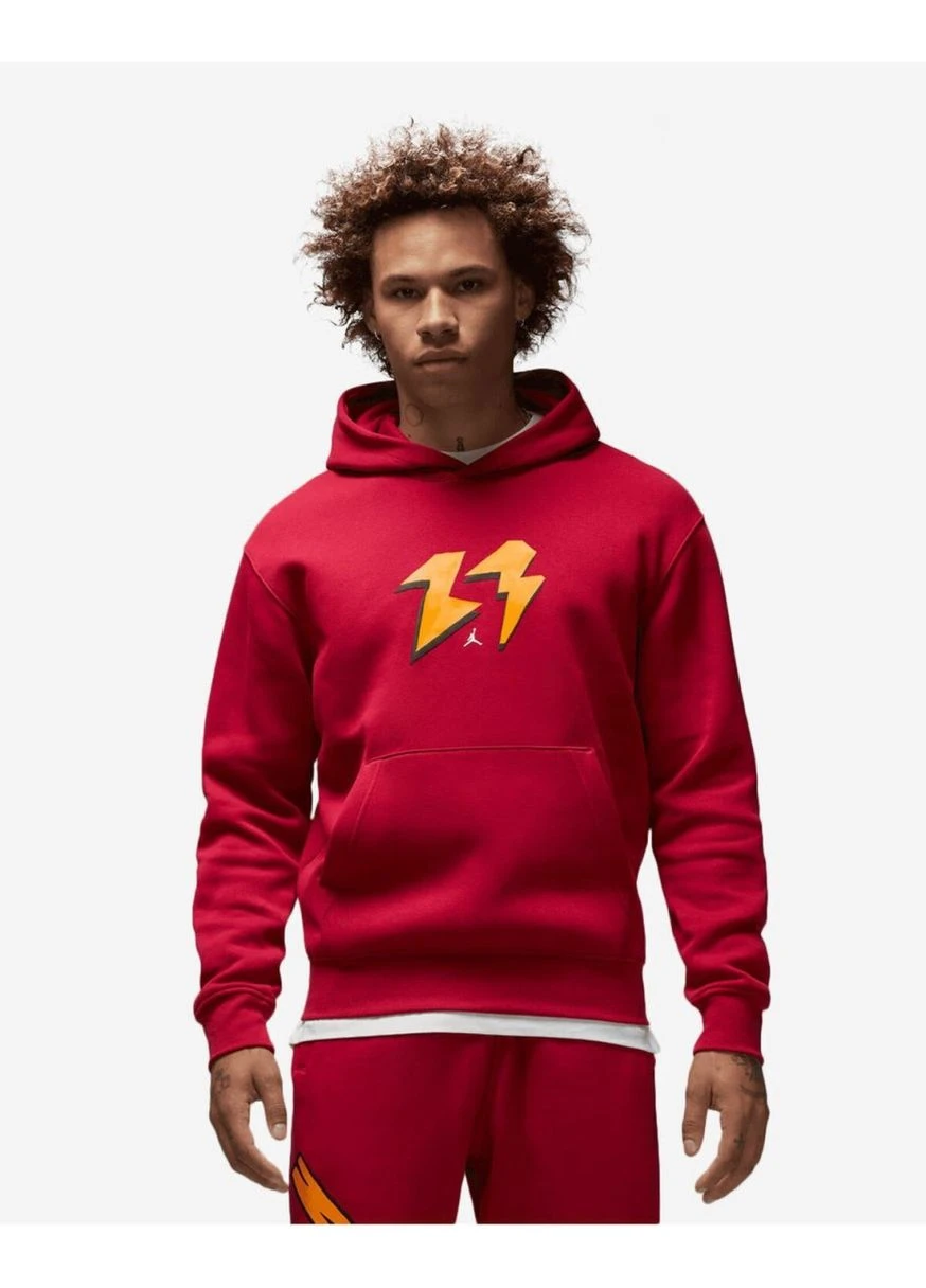 Мужская толстовка Air Jordan Flight Mvp Fleece Hoodie Red FB7021-619 Nike (386686147)