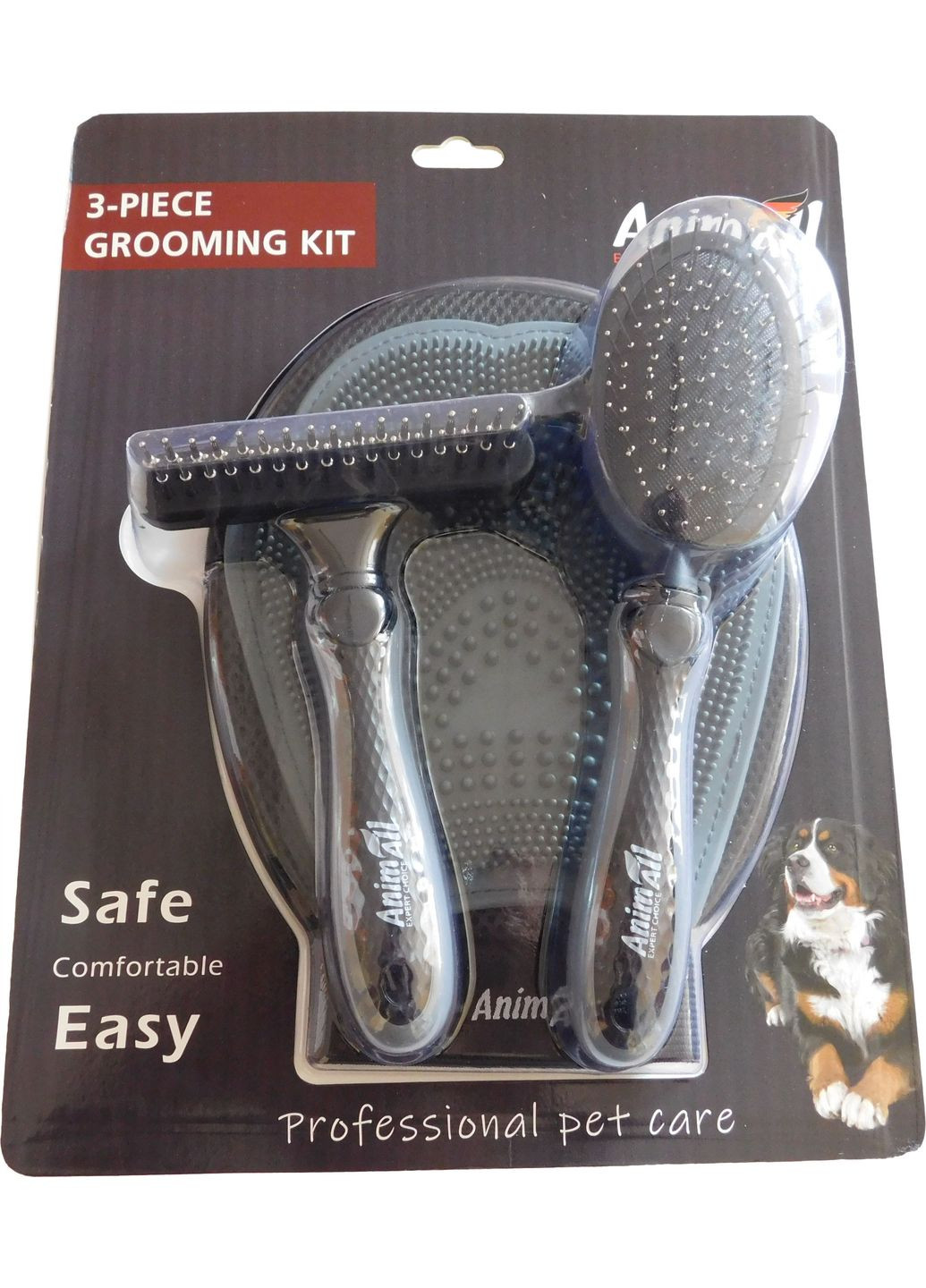 Набір для грумінгу 3 в 1 для собак та кішок MG8603 Сірий (2000981170226) AnimAll (318100853)