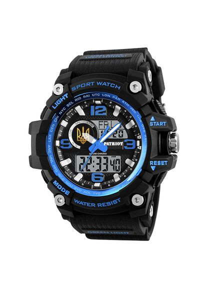 012BUBKUAGD Трезубец золото Черные с синим + Коробка Patriot (341336405)