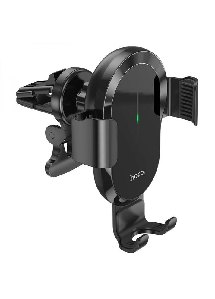 Держатель для смартфона с беспроводной зарядкой для воздуховода CA105 Guide 15W 4.7-7" Black Hoco (313237888)