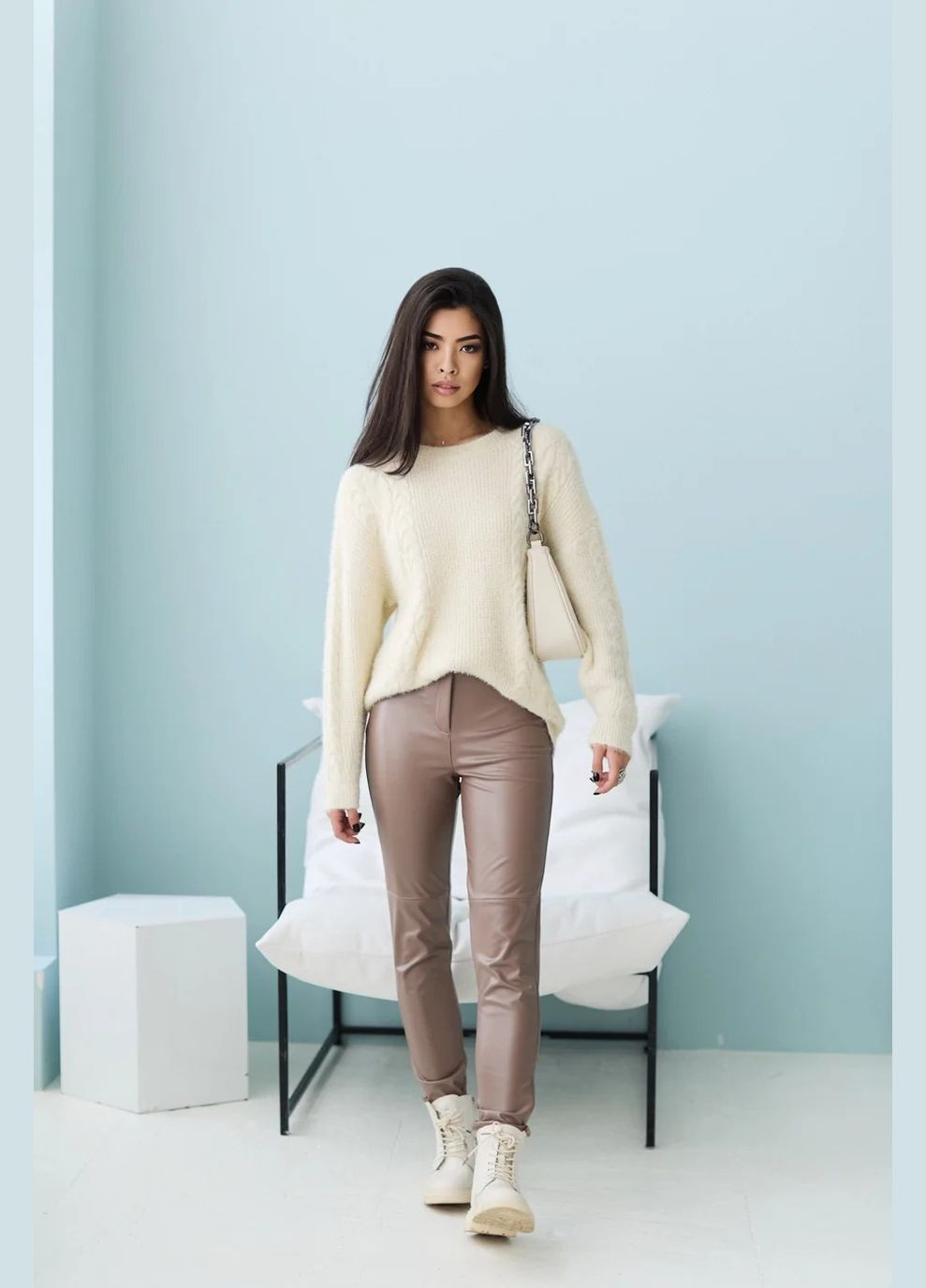 Бежевый демисезонный джемпер джемпер Seventeen