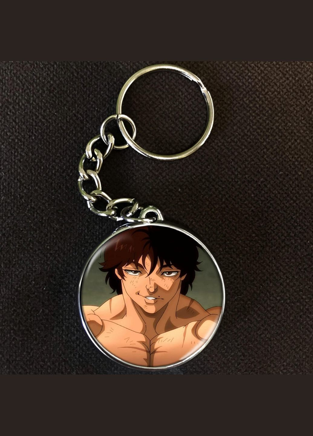 Брелок Аніме Боєць баки #002 silver No Brand (327220314)