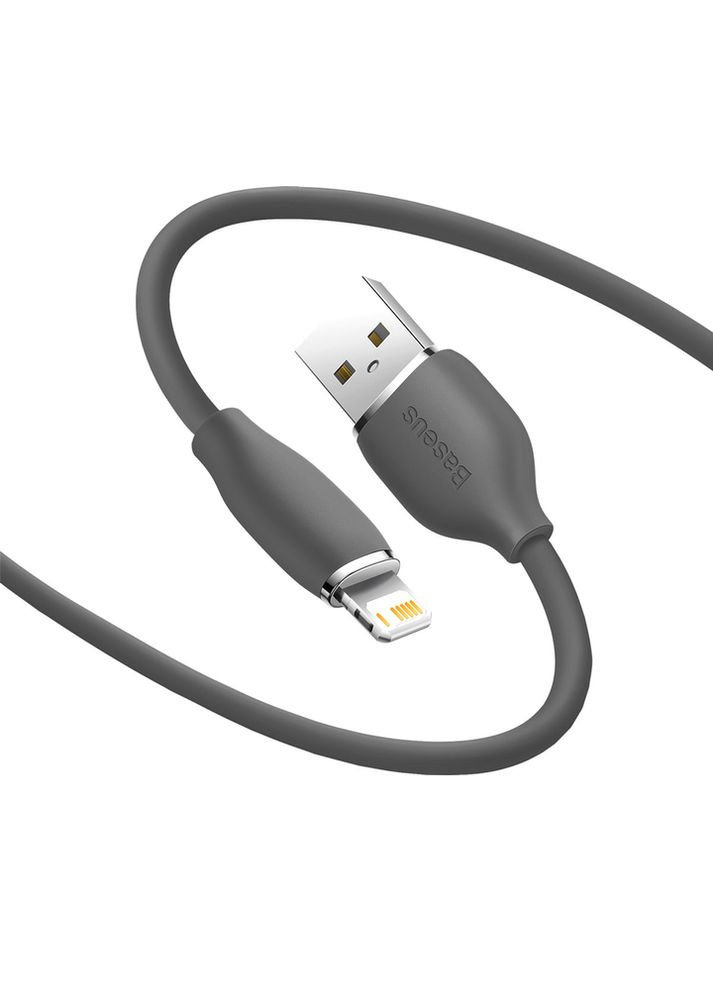 Кабель Lightning Jelly Liquid Silica Gel 2.4A/2m Black Baseus (301471978)