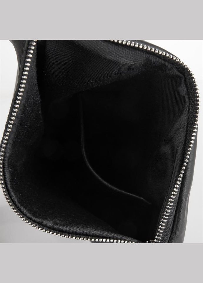 Сумка слінг чоловіча через плече на одну шлейку шкіряна середня Чорний 35745 TARWA (336889716)