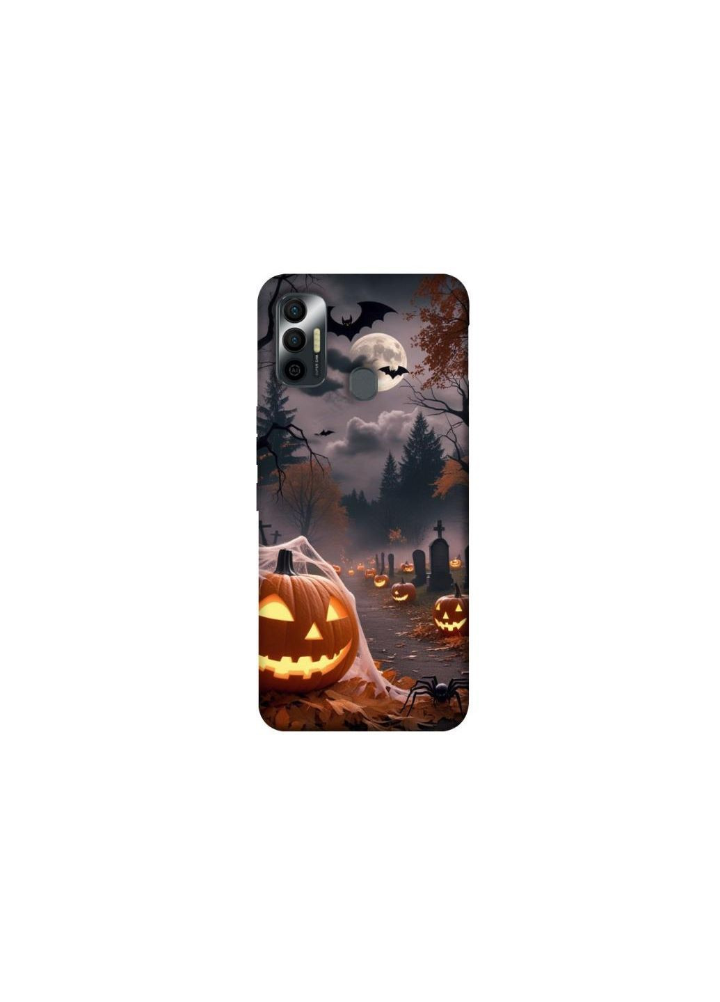 Чехол на TECNO Spark 7 Halloween Frontalka (364314570)