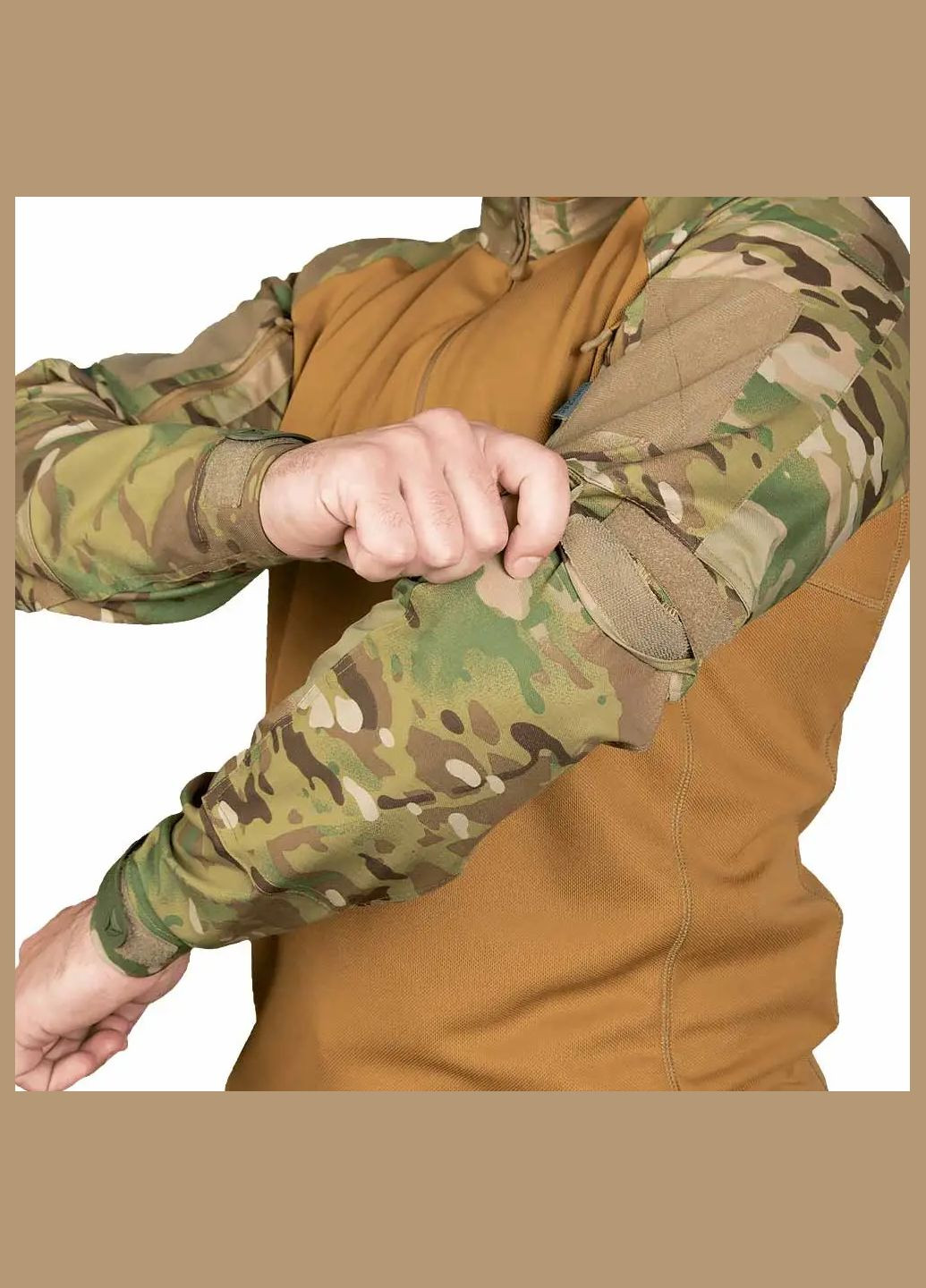 Койот лонгслив убакс cm raid twill/coolpass pique камуфляж Camotec