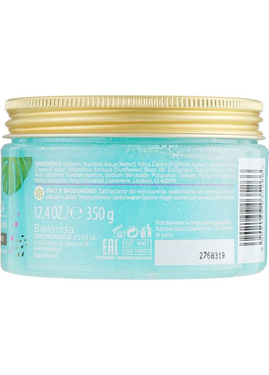 Поживний цукровий скраб для тіла "Інжир" Exotic Paradise Nourishing Body Scrub Figa 350g (652267-31156502) Bielenda (368625564)