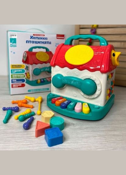 Музыкальная игрушка "Домик для птенчика" (укр) MIC (318019387)