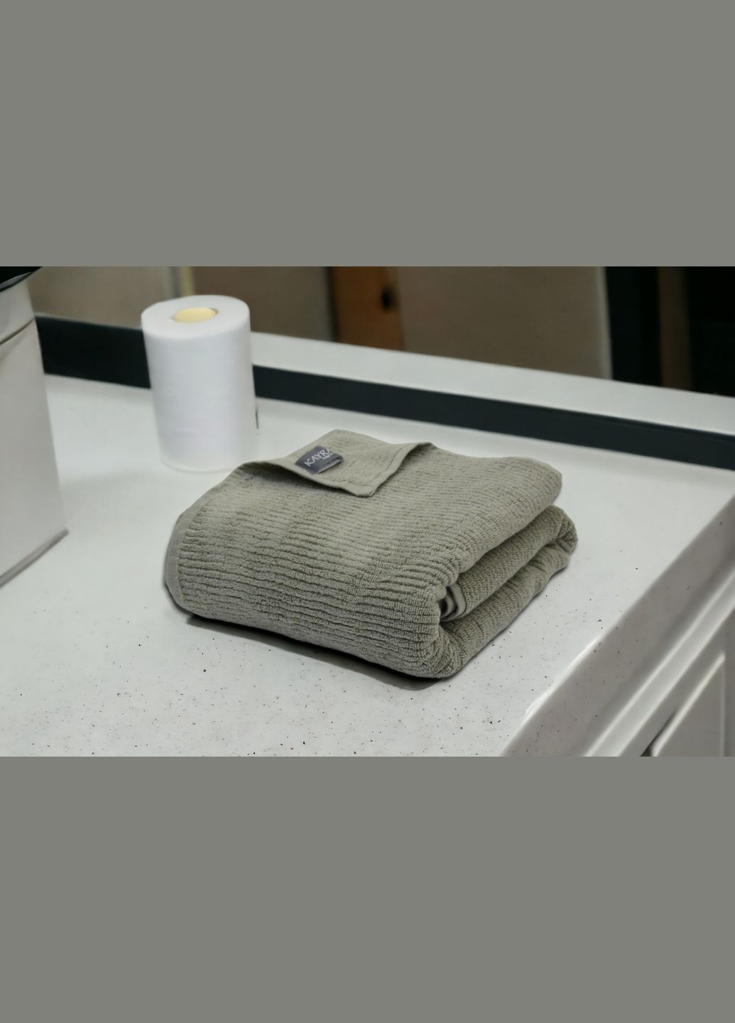 Рушник махровий ST-1 70х140 см. хакі Kayra хакі