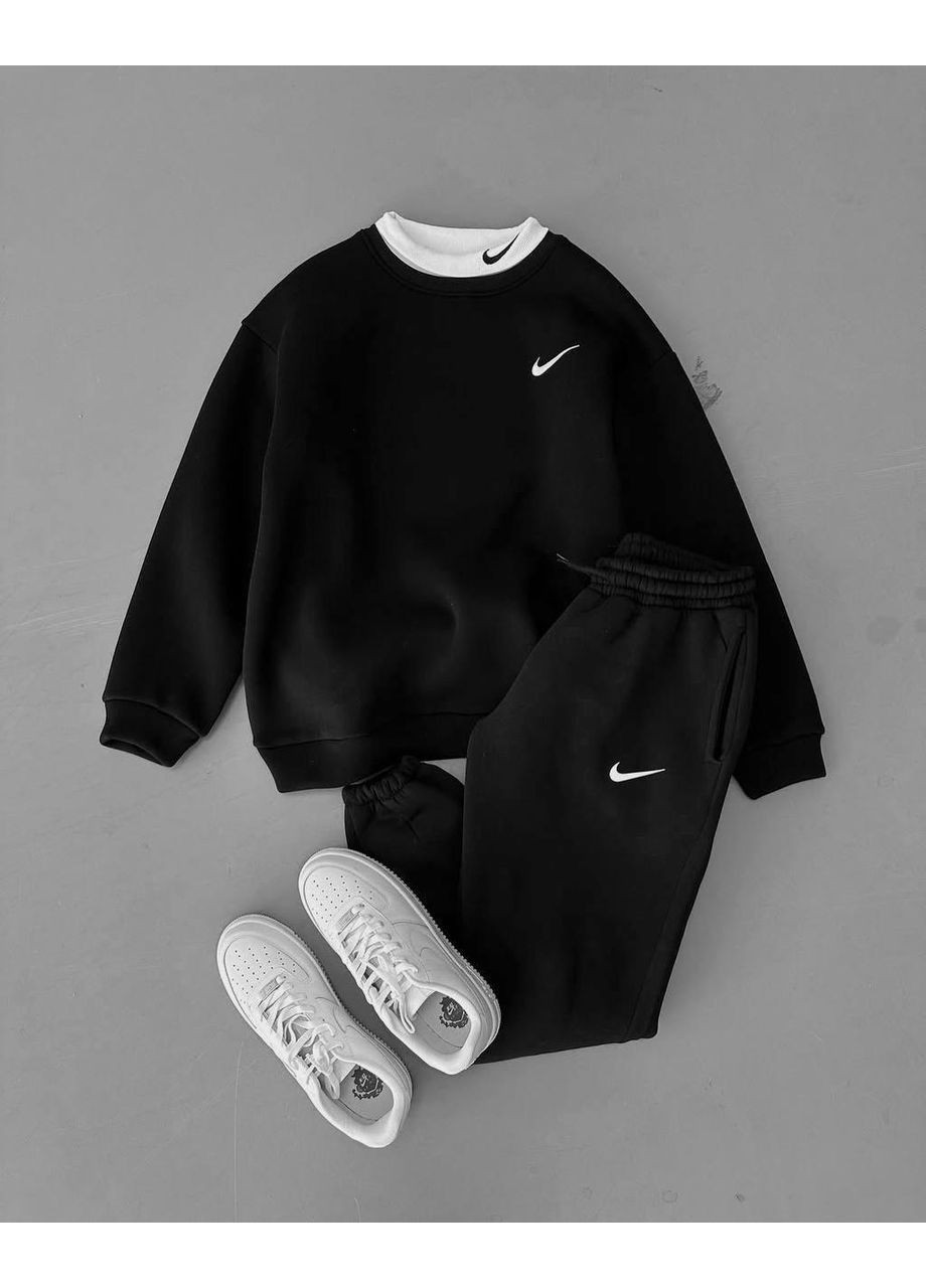 Мужской зимний спортивный костюм Nike черный No Brand (371258825)