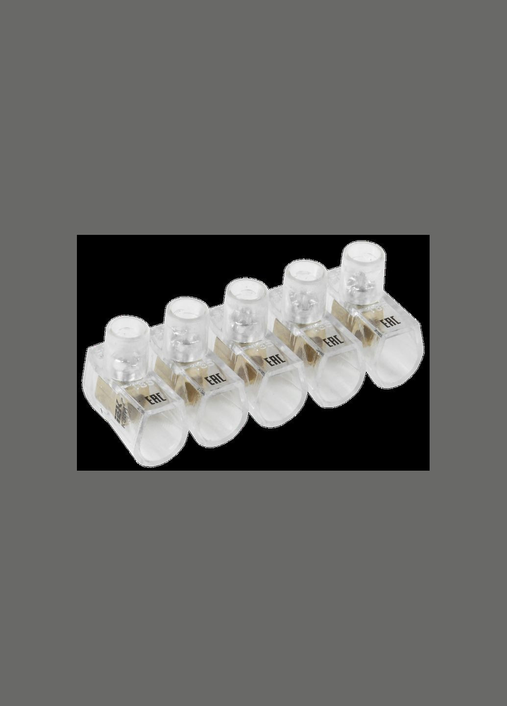 Клеммник конечный 2,5мм.кв 20A 450V (5шт) [UZVK-025-5] КЗВИ UEC (344543950)