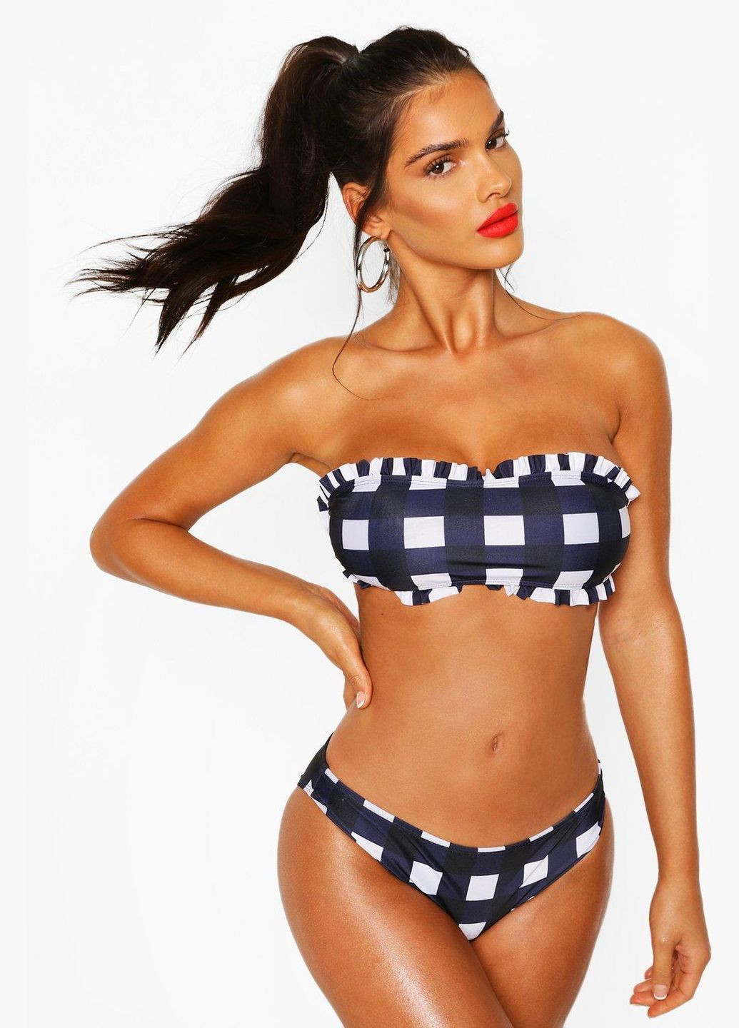 Комбінований літній купальник (ліф та трусики) роздільний Boohoo