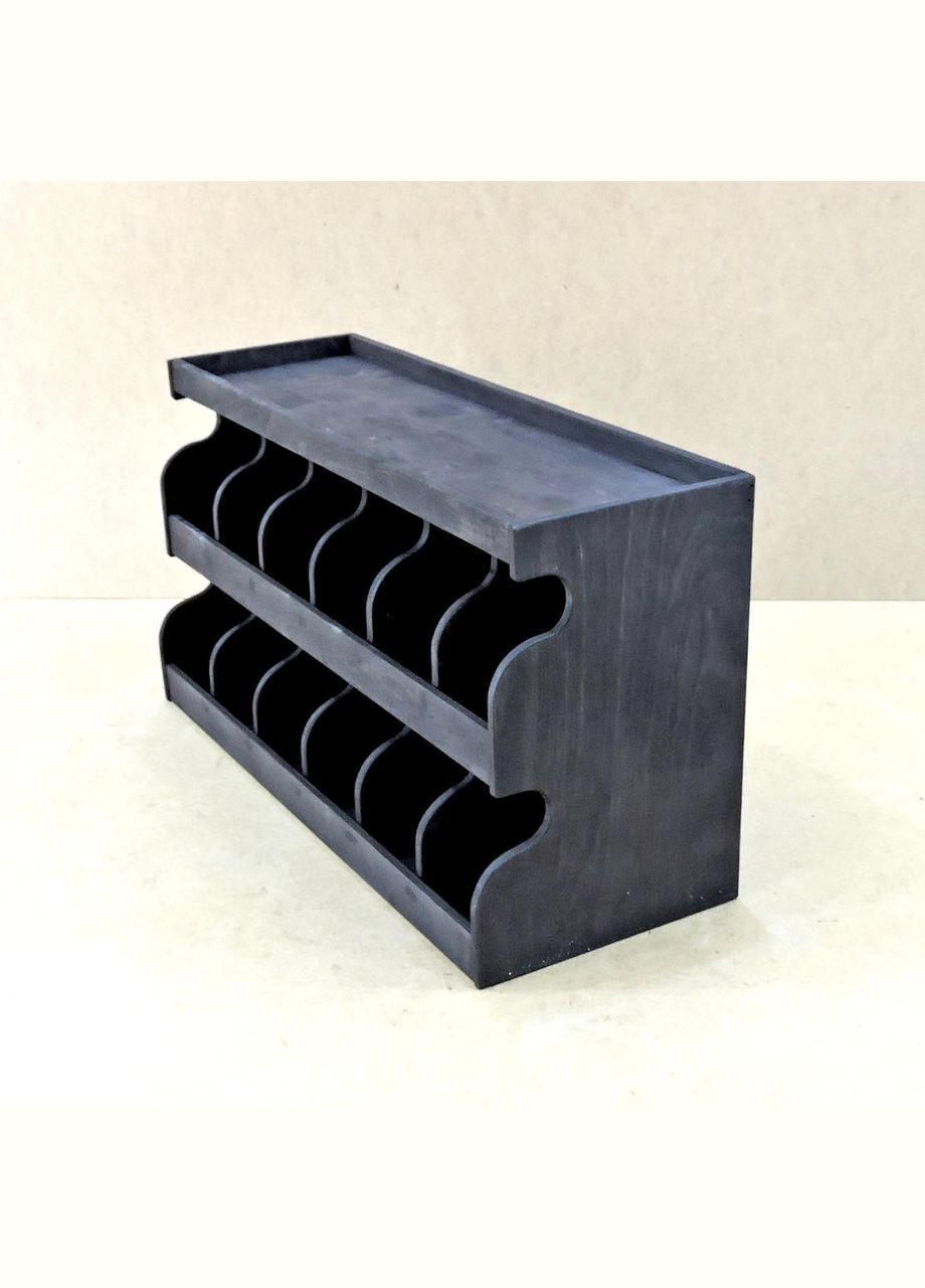 Кавовий органайзер з дерева Серпентин венге (ЧАЙ-002212) No Brand (327847294)